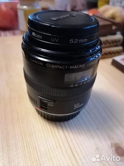 Объектив canon compact macro lens ef 50mm 1-2, 5