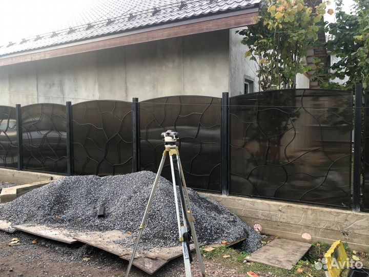 Заборные секции Лофт2500х1900. Смета детально