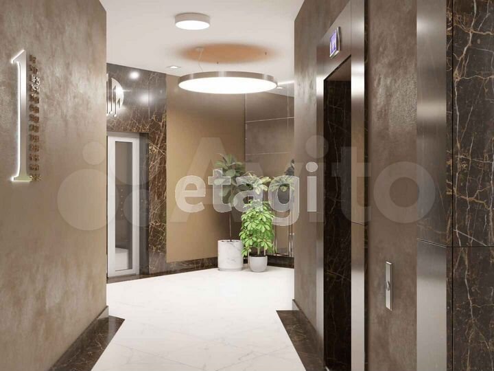 2-к. квартира, 91,3 м², 5/14 эт.