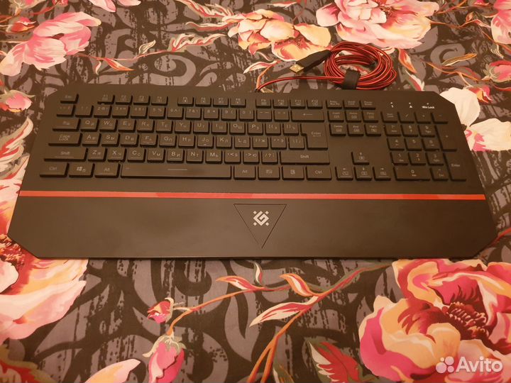 Клавиатура Defender Dominant GK-092L, Black, USB