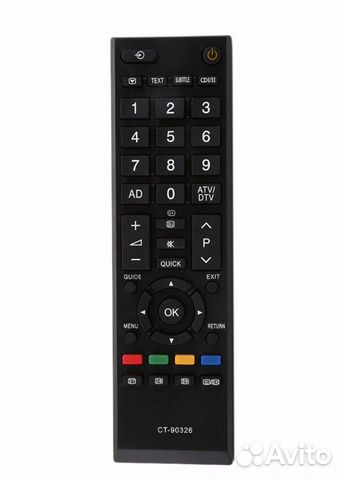 Пульт для телевизоров toshiba серии 