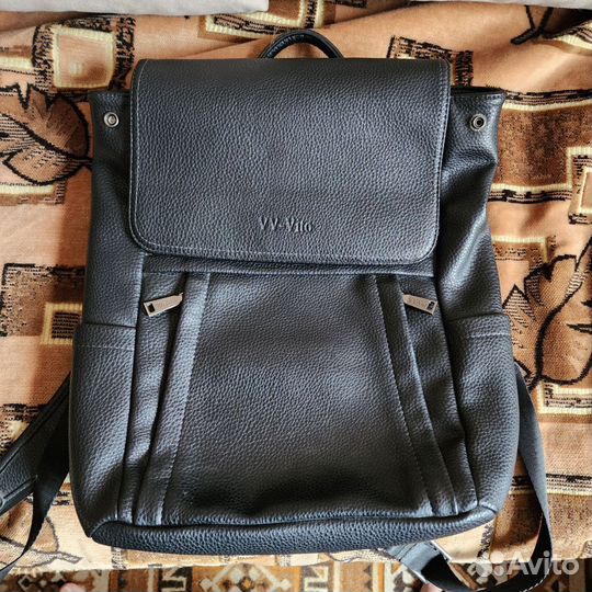 Рюкзак кожаный мужской бу