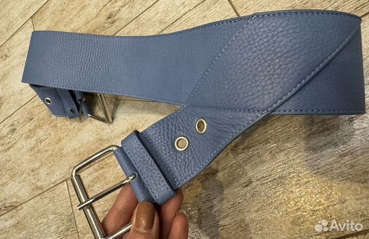 Новый ремень Oblique Италия нат кожа, 1 (46)