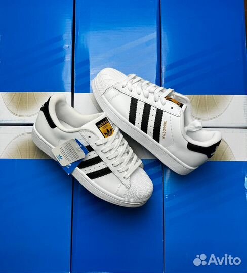 Adidas Super Star белые