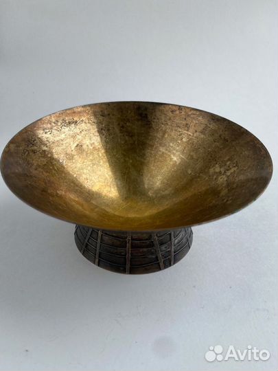 Вазочка металлическая СССР