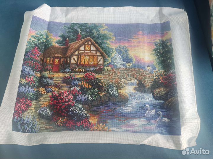 Остатки от набора для вышивания