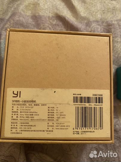 Экшн камера xiaomi yi 4k оригинал