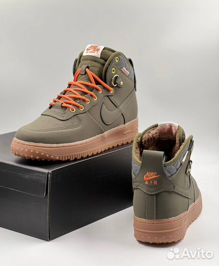 Кроссовки Nike Air Force 1 Duckboot с мехом