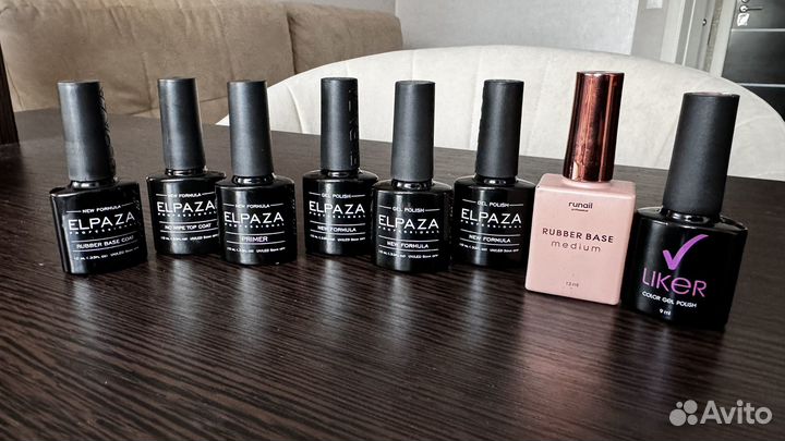 Гель лак набор праймер, база, топ elpaza