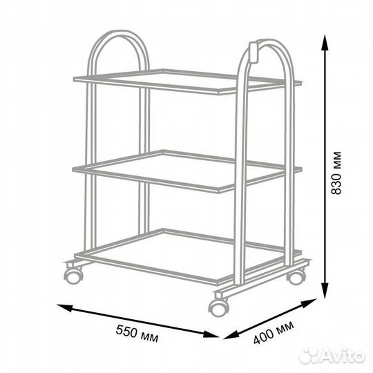 Тележка косметологическая