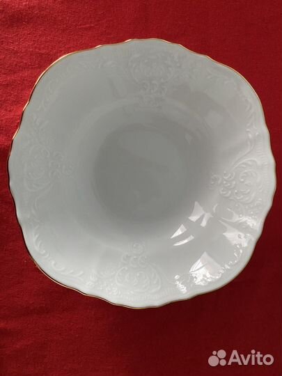 Набор Чешской посуды Bohemia с золотом