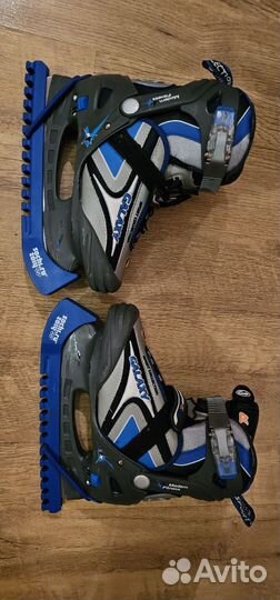 Коньки детские раздвижные 32 35 размер