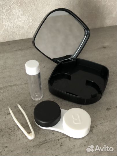 Контейнер для линз, черный