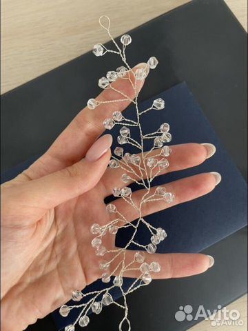 Веточка в прическу свадебная