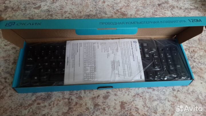 Клавиатура проводная Oklick 120M