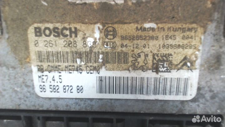 Блок управления двигателем Peugeot 206, 2005