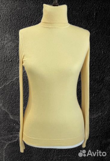 Uniqlo Водолазка Extra Fine, желтый, М