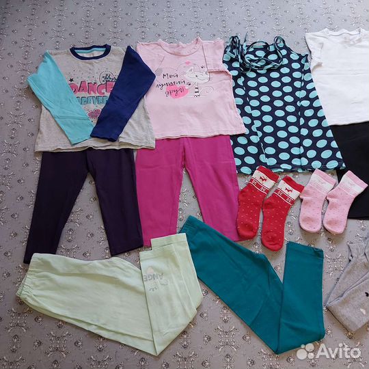 Детские вещи пакетом для девочки 5 лет (2-й пакет)