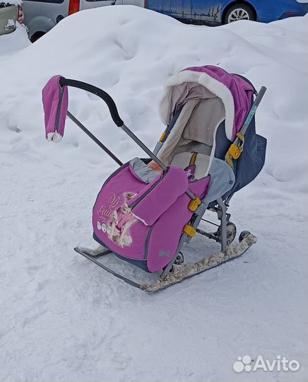 Коляска сани