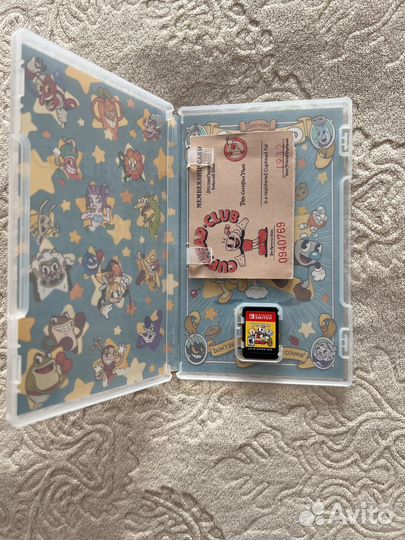 Игра для nintendo switch картридж Cuphead