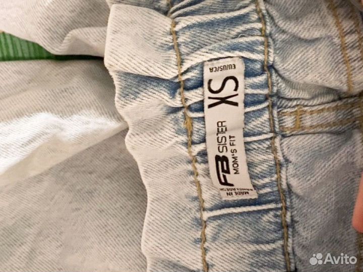Джинсы FB sister mom's fit XS