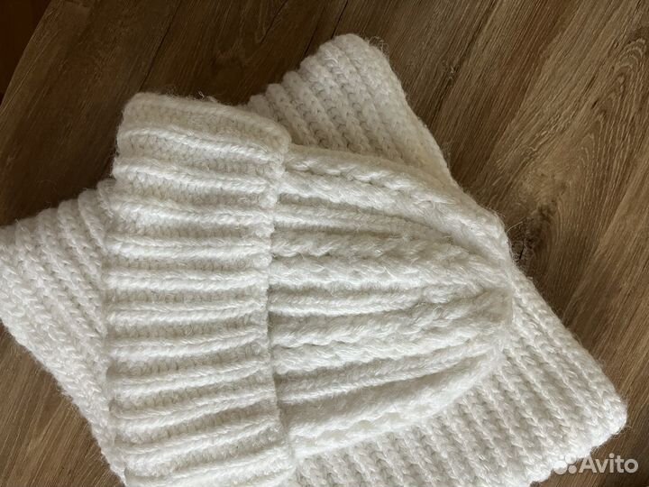 Женский комплект шапка+снуд