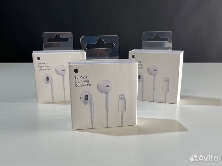 Наушники earpods lightning оригинал с гарантией