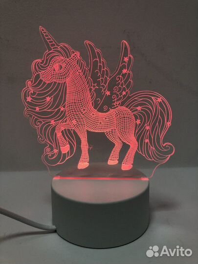 Светильник-ночник 3Д