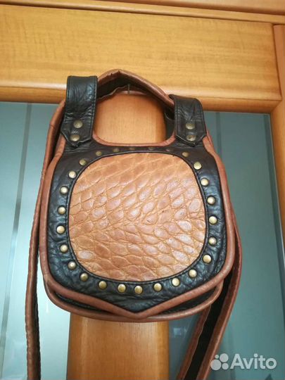 Сумка кобура натуральная кожа