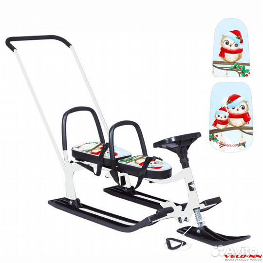 Снегокат Барс 505 snowkat twins baby push