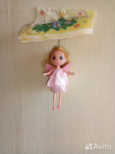 Кукла мини-фея 18см на цепочке