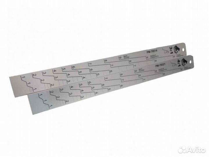 Линейка алюминиевая Русский Мастер для смешивания