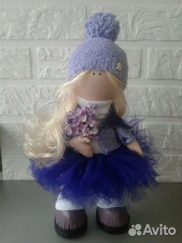 Кукла интерьерная текстильная