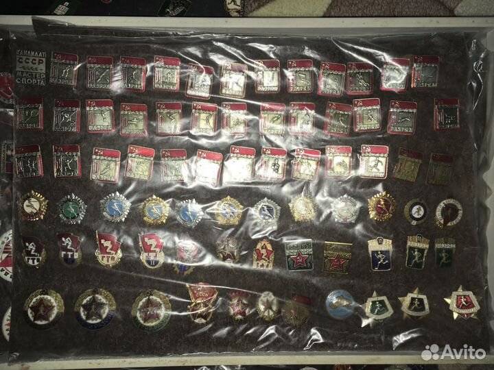 Значки СССР спортивные