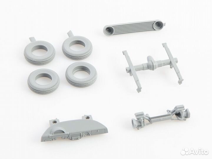 Сборная модель Автомобиль Заря на узлах Волги газ