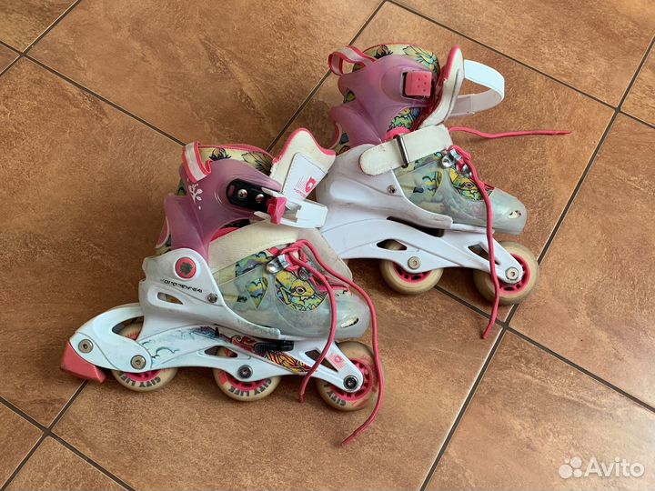 Ролики раздвижные детские размер 26-29
