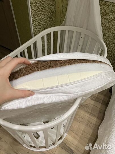 Детская кроватка-трансформер Ellipsebed