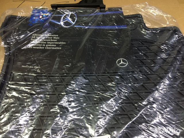 Комплект резиновых ковров передние Mercedes W205 C