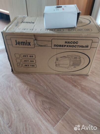 Насос поверхностный новый Jemix JET-100