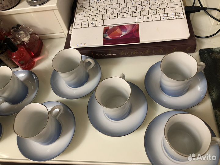 Сервиз, набор для чая, маленькие чашки