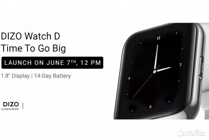 Смарт-часы Realme Dizo Watch D новые гарантия