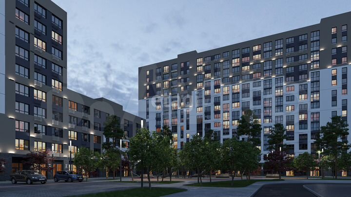 2-к. квартира, 63,4 м², 14/14 эт.