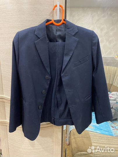 Школьный костюм для мальчика 140 синий