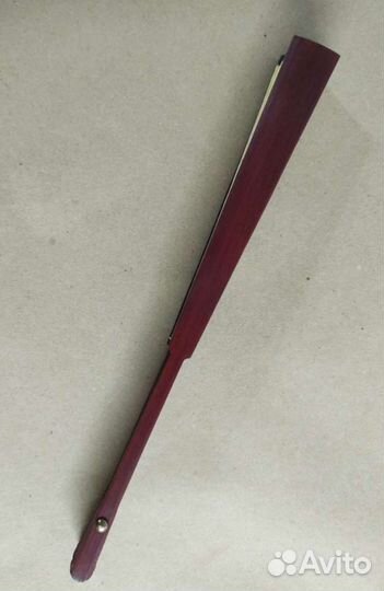 Веер новый 23 см, шёлк, Китай