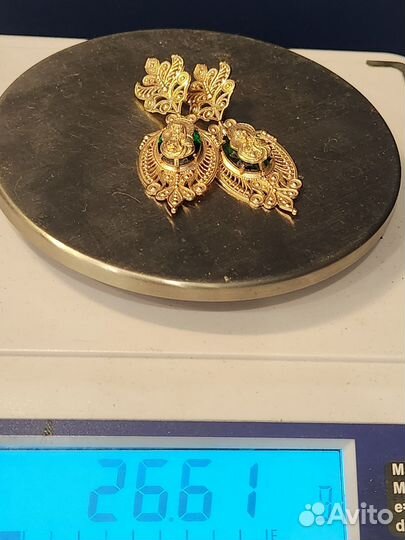 4600 за грамм Золотые серьги 585пробы