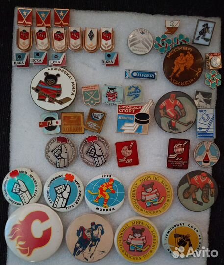 Значки по теме хоккей