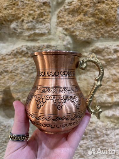 Кружка медная ручная работа