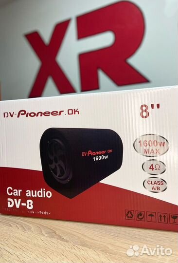 Активный сабвуфер DV- 8 pioneer 1600w Арт:222