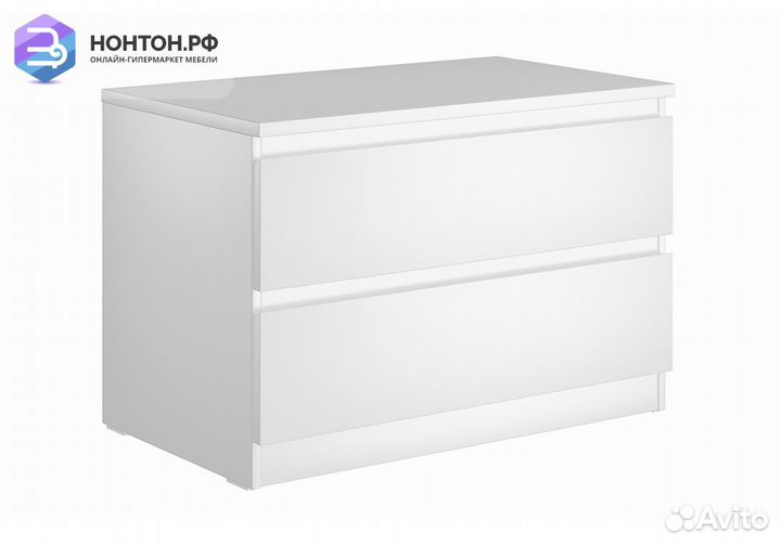 Тумба прикроватная Мальта 2 белая
