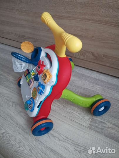 Развивающий центр, каталка-ходунки,бизиборд